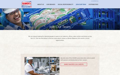 Join Our Team | Bimbo Bakeries USA