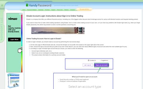 Etrade Login My Account: Sign In and Resset Password