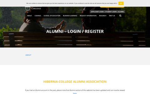Alumni - Login / Register - Hibernia College