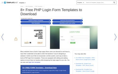 8+ Free PHP Login Form Templates to Download - Template.net
