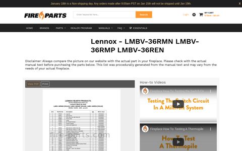 - LMBV-36RMN LMBV-36RMP LMBV-36REN Manual – Fire ...