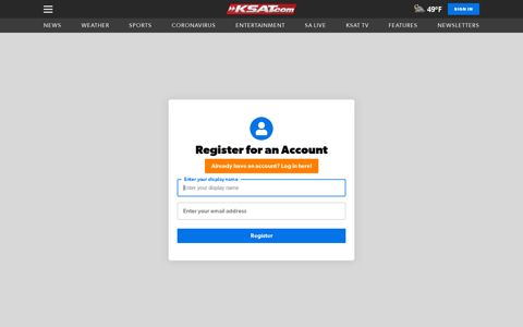 Register For An Account - KSAT.com