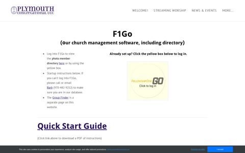 F1Go - Plymouth UCC Church