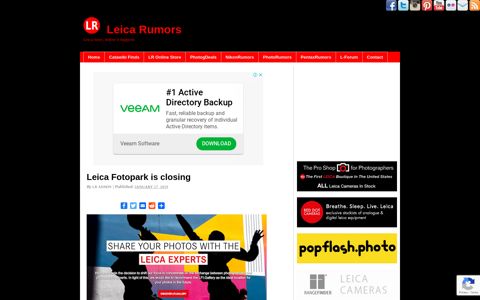 Leica Fotopark is closing - Leica Rumors