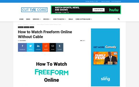 How to Watch Freeform Online Without Cable - Cut The Cord