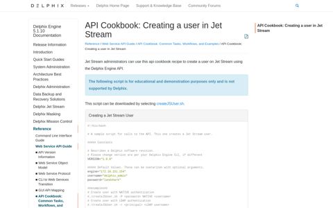 API Cookbook: Creating a user in Jet Stream