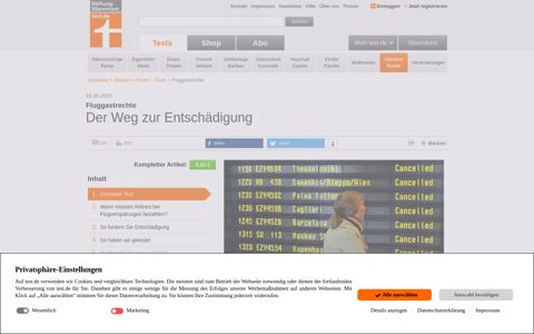Fluggastrechte - Der Weg zur Entschädigung - Stiftung ...