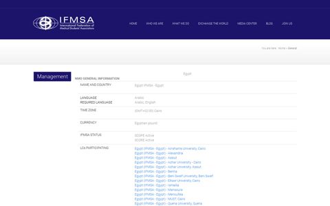 IFMSA - Egypt - IFMSA Exchange Portal