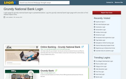 Grundy National Bank Login - Loginii.com