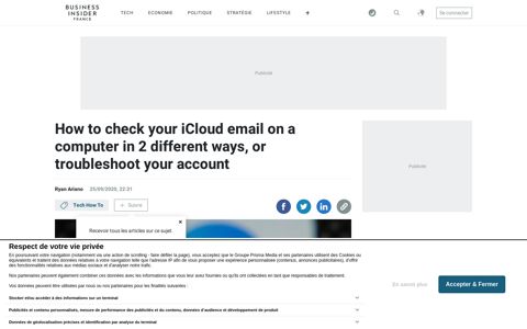 How to check your iCloud email in 2 different ways - Business ...