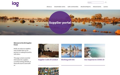 Supplier portal | IAG Limited