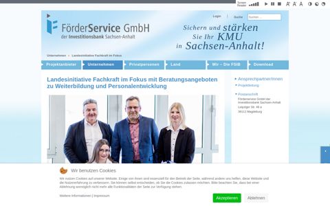 Landesinitiative Fachkraft im Fokus - Förderservice GmbH