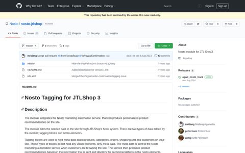 Nosto/nosto-jtlshop: Nosto module for JTL Shop3 - GitHub
