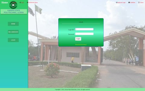 Kwarapoly Portal: Portal Login - Kwara State Polytechnic | Portal