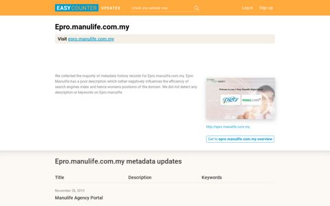 Epro Manulife (Epro.manulife.com.my) - Manulife Agency Portal