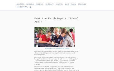 FBS APP - Faith Baptist Schools