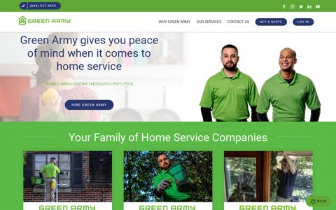 HOME SERVICE COMPANIES - Green Army Home Services