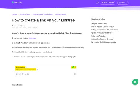 How to create a link on your Linktree : Linktree