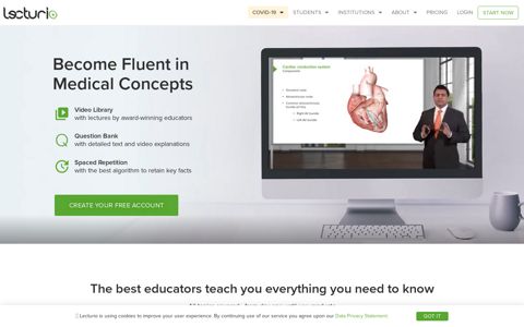 Lecturio Medical | Prepare for your classes & boards