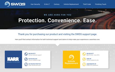 SWDS: Welcome Valued Customer