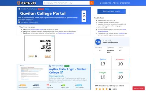 Gavilan College Portal