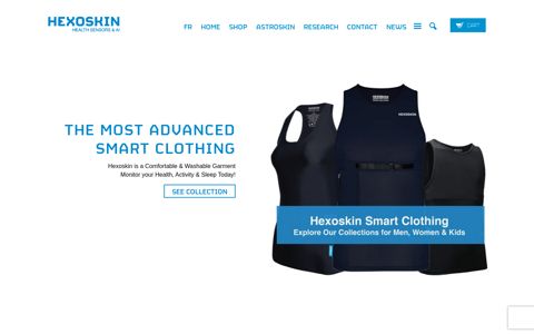 Hexoskin Smart Shirts - Cardiac, Respiratory, Sleep & Activity ...