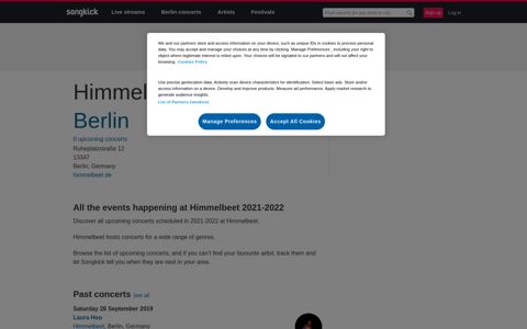 Himmelbeet Berlin, Tickets for Concerts & Music Events 2020 ...