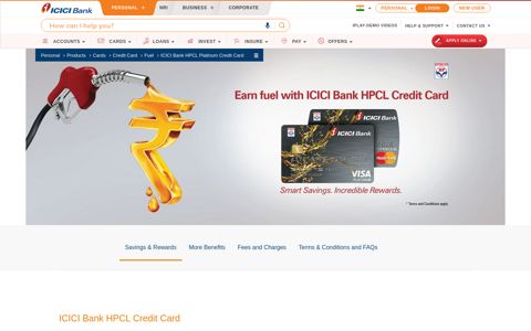 ICICI Bank HPCL Credit Card