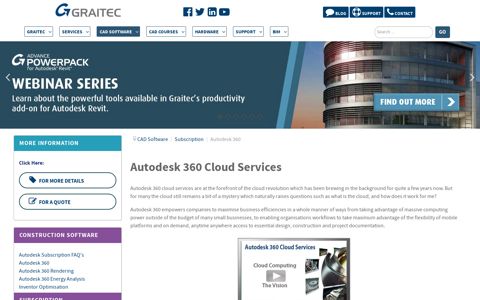 Autodesk 360 | Cloud Service Solutions From Autodesk
