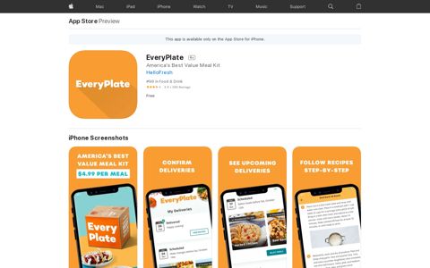 ‎EveryPlate on the App Store