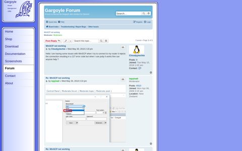 WinSCP not working - Gargoyle Forum