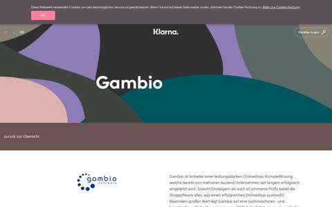 Gambio - Integration Center der Sofort GmbH