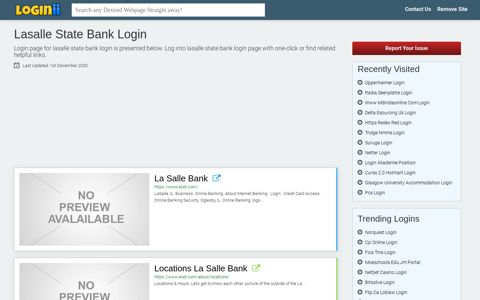 Lasalle State Bank Login - Loginii.com