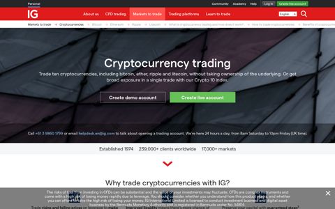 Open a Cryptocurrency Account | Easily Trade Crypto - IG