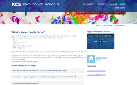 Aspen Family Portal - Knox County Schools
