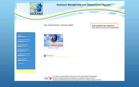 EMACS > EMACS Resources > Self-Service - EMACS
