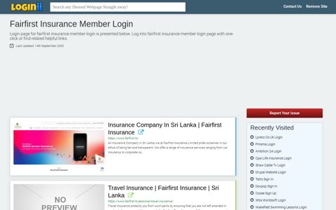 Fairfirst Insurance Member Login - Loginii.com