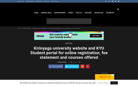 Kirinyaga university website and KYU Student portal for online ...