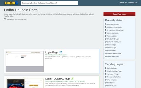 Lodha Hr Login Portal - Loginii.com