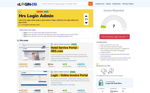 Hrs Login Admin - Find Login Page of Any Site within Seconds!