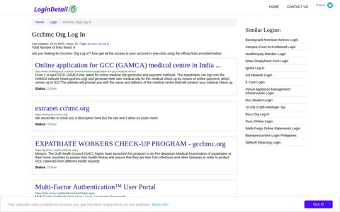 Gcchmc Org Log In Online application for GCC (GAMCA ...