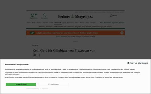 Kein Geld für Gläubiger von Flexstrom vor 2019 - Berliner ...