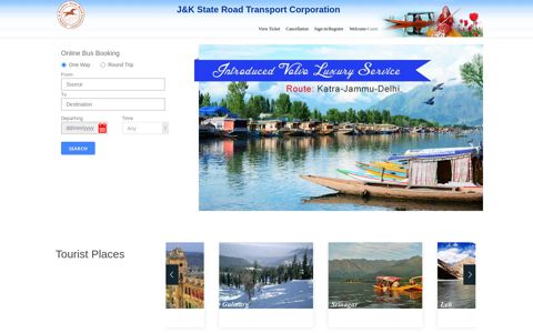 Jammu & Kashmir State Road Transport Corporation - Bus India