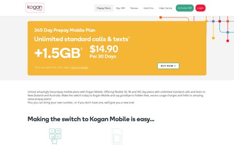 Kogan Mobile – Amazing Prepay Prices