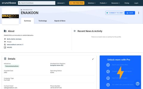 ENAiKOON - Crunchbase Company Profile & Funding
