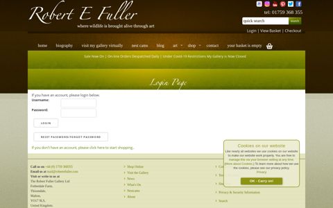 The Robert Fuller Gallery Ltd Login - Robert E Fuller