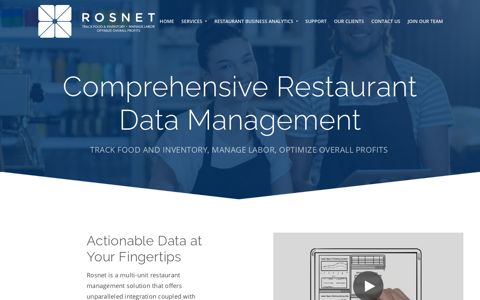 Home | ROSNET | The fully integrated restaurant solution