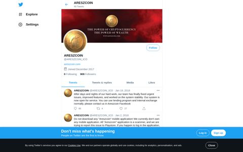 ARESZCOIN (@ARESZCOIN_ICO) | Twitter