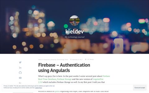 Firebase – Authentication using AngularJs – kieldev