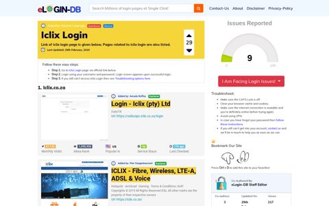 Iclix Login - A database full of login pages from all over the ...